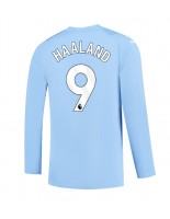 Manchester City Erling Haaland #9 Kotipaita 2023-24 Pitkähihainen